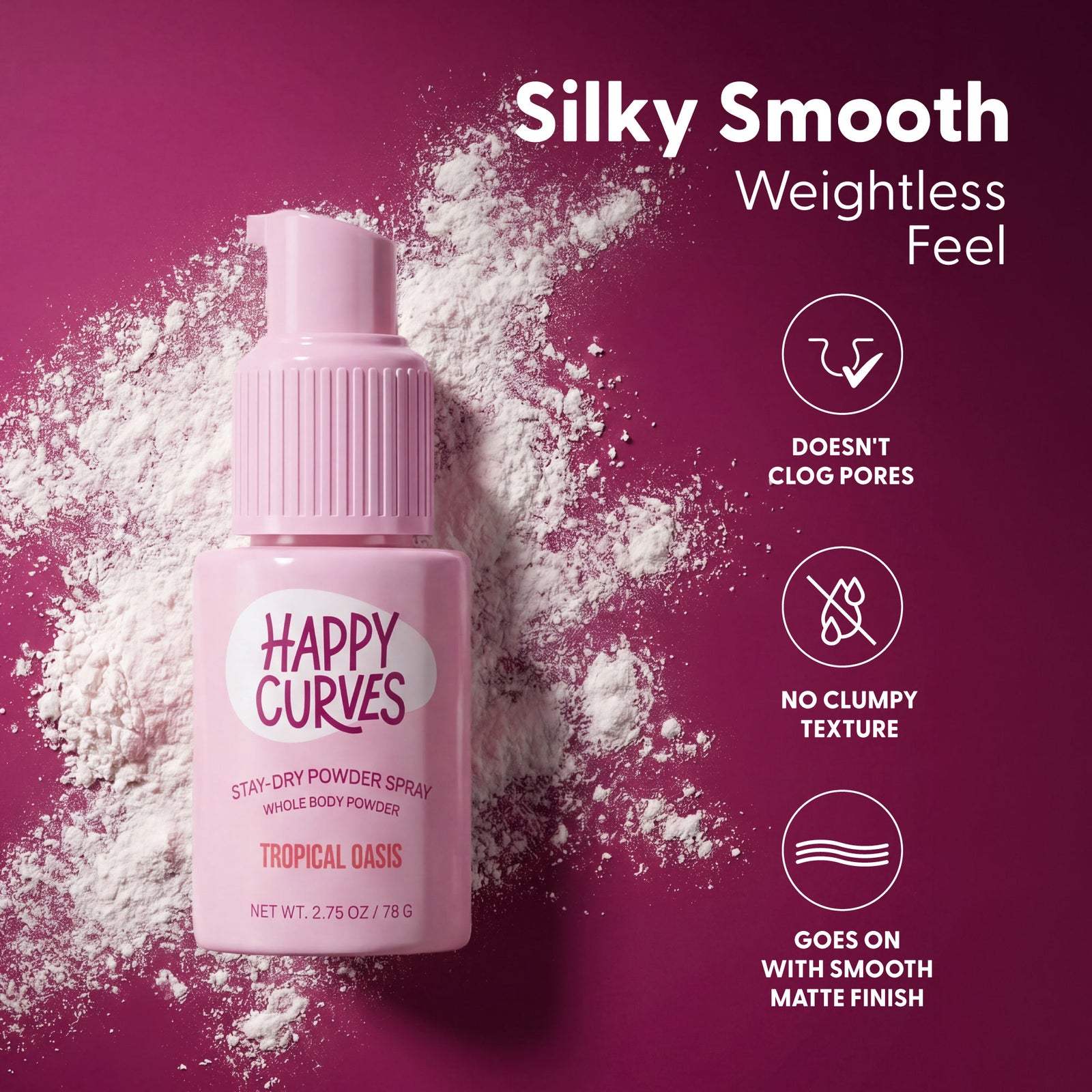 Stay-Dry Powder Spray