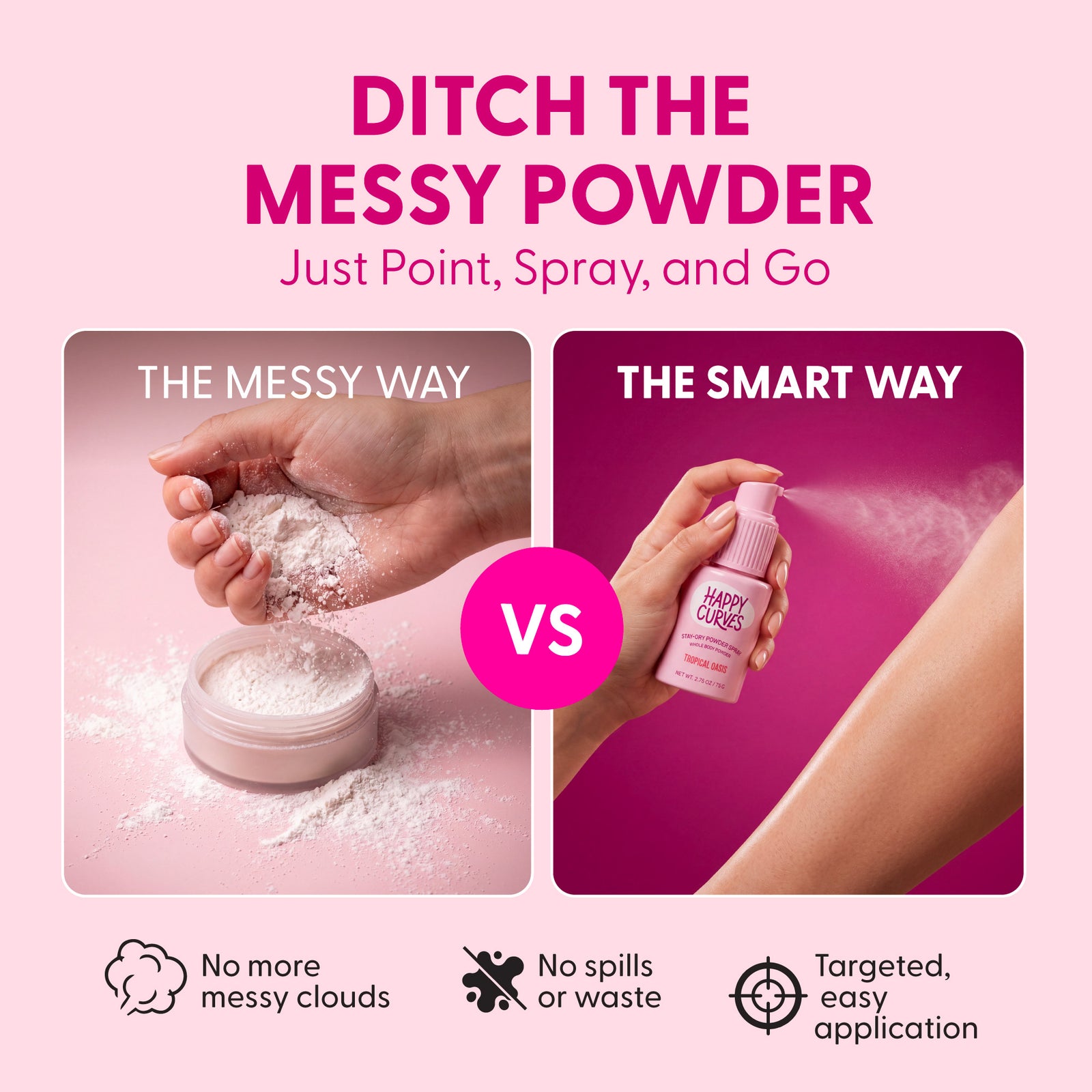 Stay-Dry Powder Spray