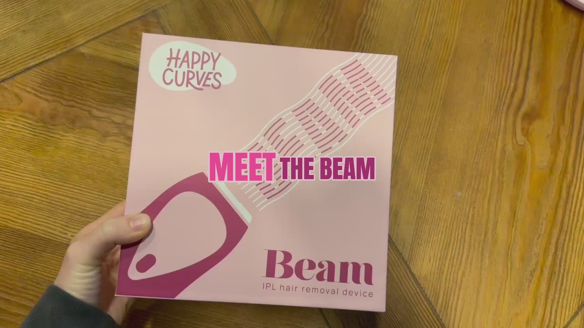 Beam At Home IPL Hair Removal System Happy Curves